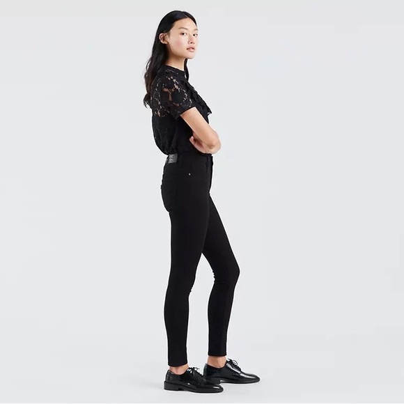 Levi’s Premium 721 High Rise Skinny Jeans in Black Sheep EUC - Picture 2 of 7